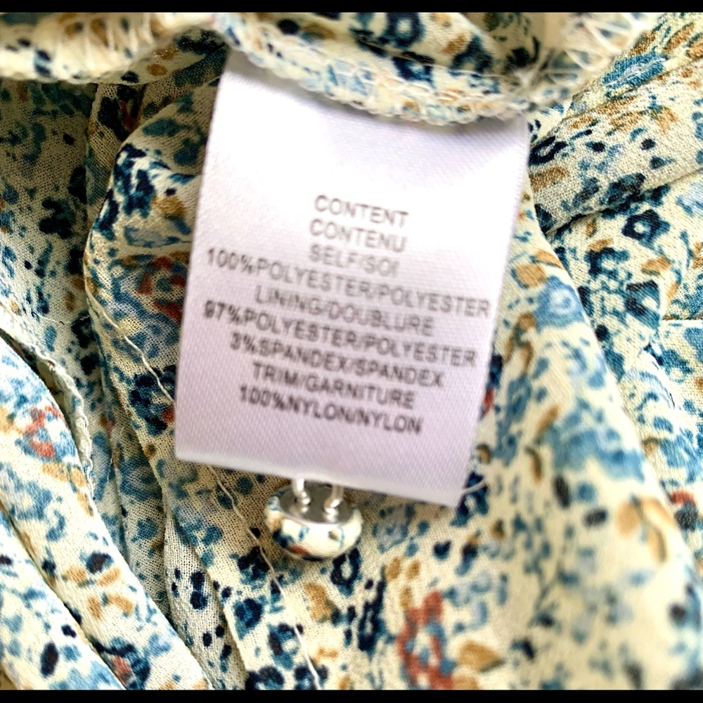 NWT Wayf Paxton Sheer Floral Mini Swing Dress - Picture 9 of 9